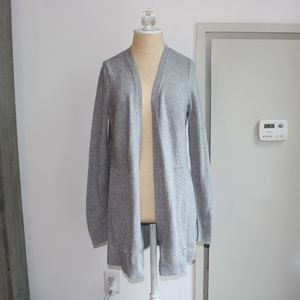 Abercrombie & Fitch Gray Long Cardigan Sweater